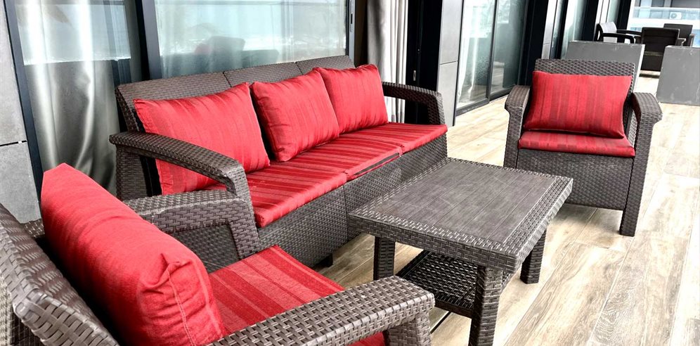 Kololi Sands Apartments, One bedroom ocean front corner balcony, Kololi, The Gambia